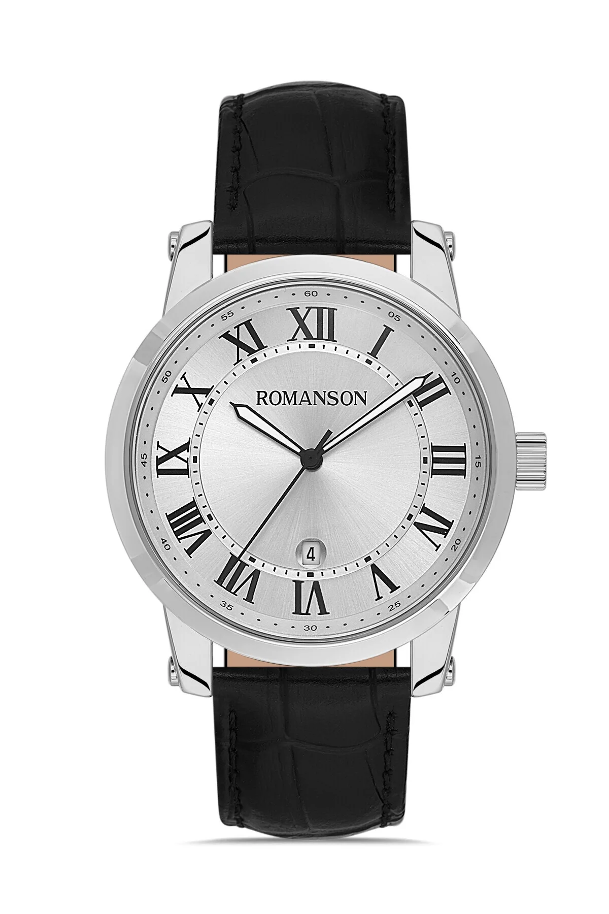 Romanson TL0334MM1WB15B Roma Rakamlı Klasik Erkek Kol Saati 3 Romanson TL0334MM1WB15B Roma Rakamlı Klasik Erkek Kol Saati