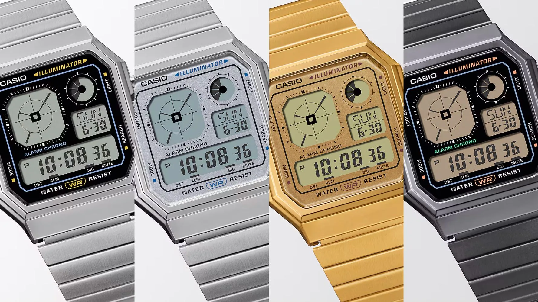 Casio Vintage A130WEG-9ADF Kol Saati 6 Casio Vintage A130WEG-9ADF Kol Saati - Görsel 4