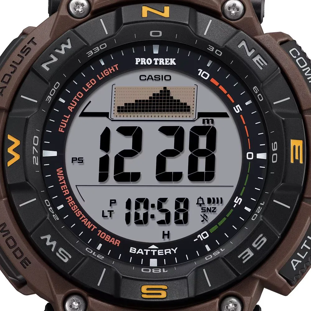 Casio Protrek PRG-340L-5DR Kol Saati 5 Casio Protrek PRG-340L-5DR Kol Saati - Görsel 3