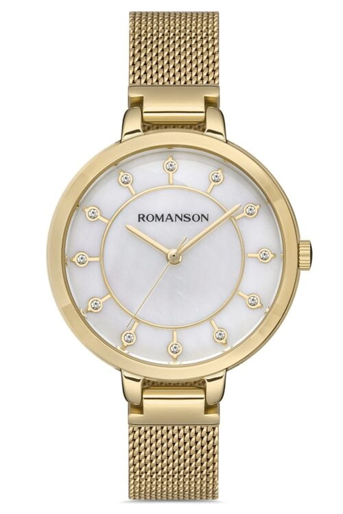 Romanson RM0B15LLGGMS1G Taşlı Kadın Kol Saati