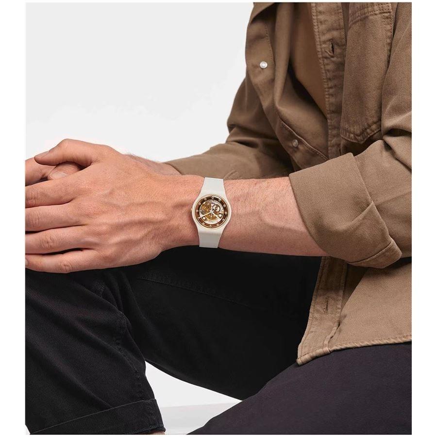 Swatch SO29W105-S14 Sunray Glam Unisex Kol Saati 5 Swatch SO29W105-S14 Sunray Glam Unisex Kol Saati - Görsel 3