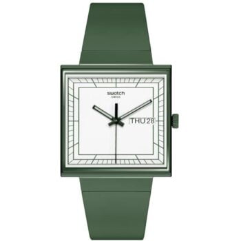 Swatch SO34G700 WHAT IF…GREEN? Unisex Kol Saati
