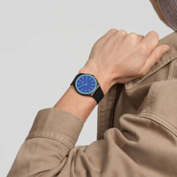 Swatch SS07B111 Obsidian Shimmer Erkek Kol Saati 12 2405171201319762090