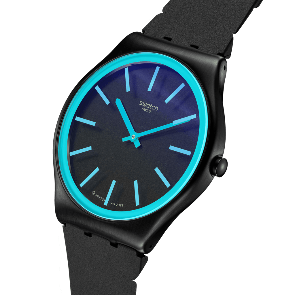 Swatch SS07B111 Obsidian Shimmer Erkek Kol Saati 4 Swatch SS07B111 Obsidian Shimmer Erkek Kol Saati - Görsel 2