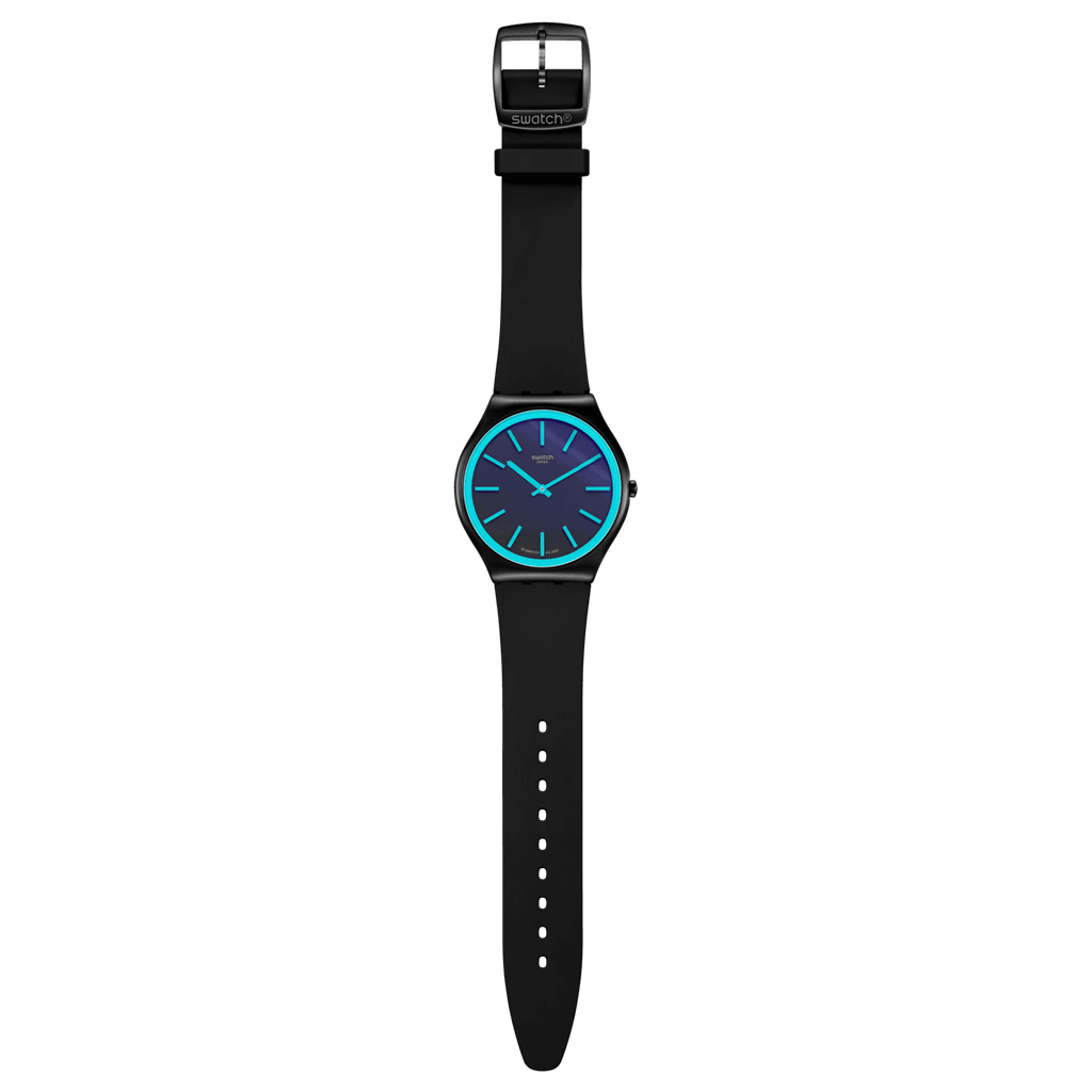 Swatch SS07B111 Obsidian Shimmer Erkek Kol Saati 5 Swatch SS07B111 Obsidian Shimmer Erkek Kol Saati - Görsel 3