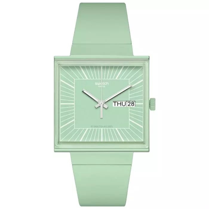 Swatch SO34G701 What if Mint Unisex Kol Saati 4 Swatch SO34G701 What if Mint Unisex Kol Saati - Görsel 2
