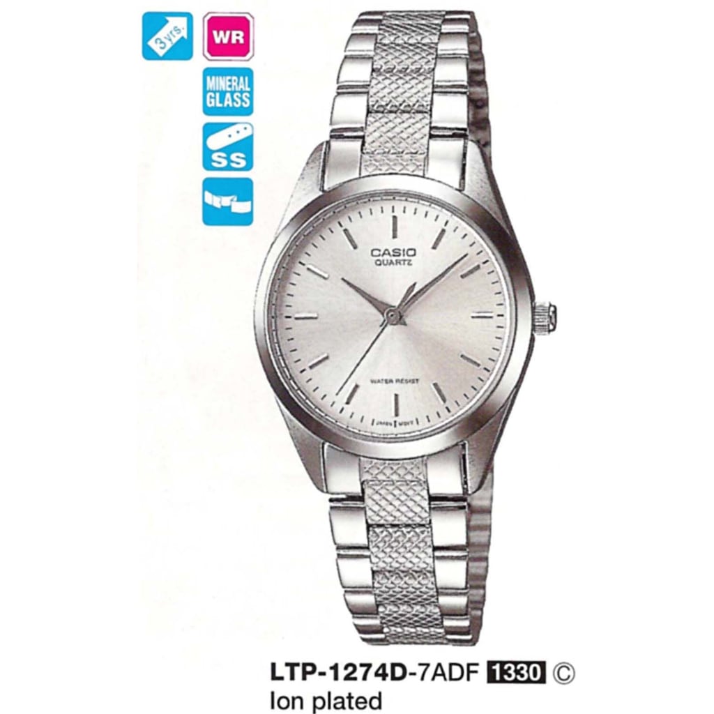 Casio LTP-1274D-7ADF Klasik Kadın Kol Saati 3 Casio LTP-1274D-7ADF Klasik Kadın Kol Saati