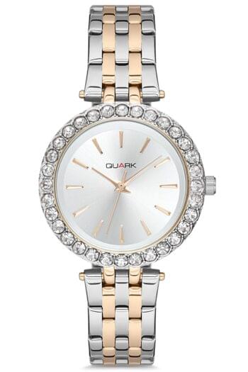 Quark QC-425SG-7A Klasik Taşlı Kadın Kol Saati