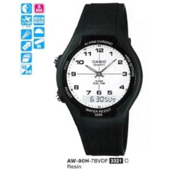 Casio AW-90H-7BVDF Digital Analog Erkek Kol Saati