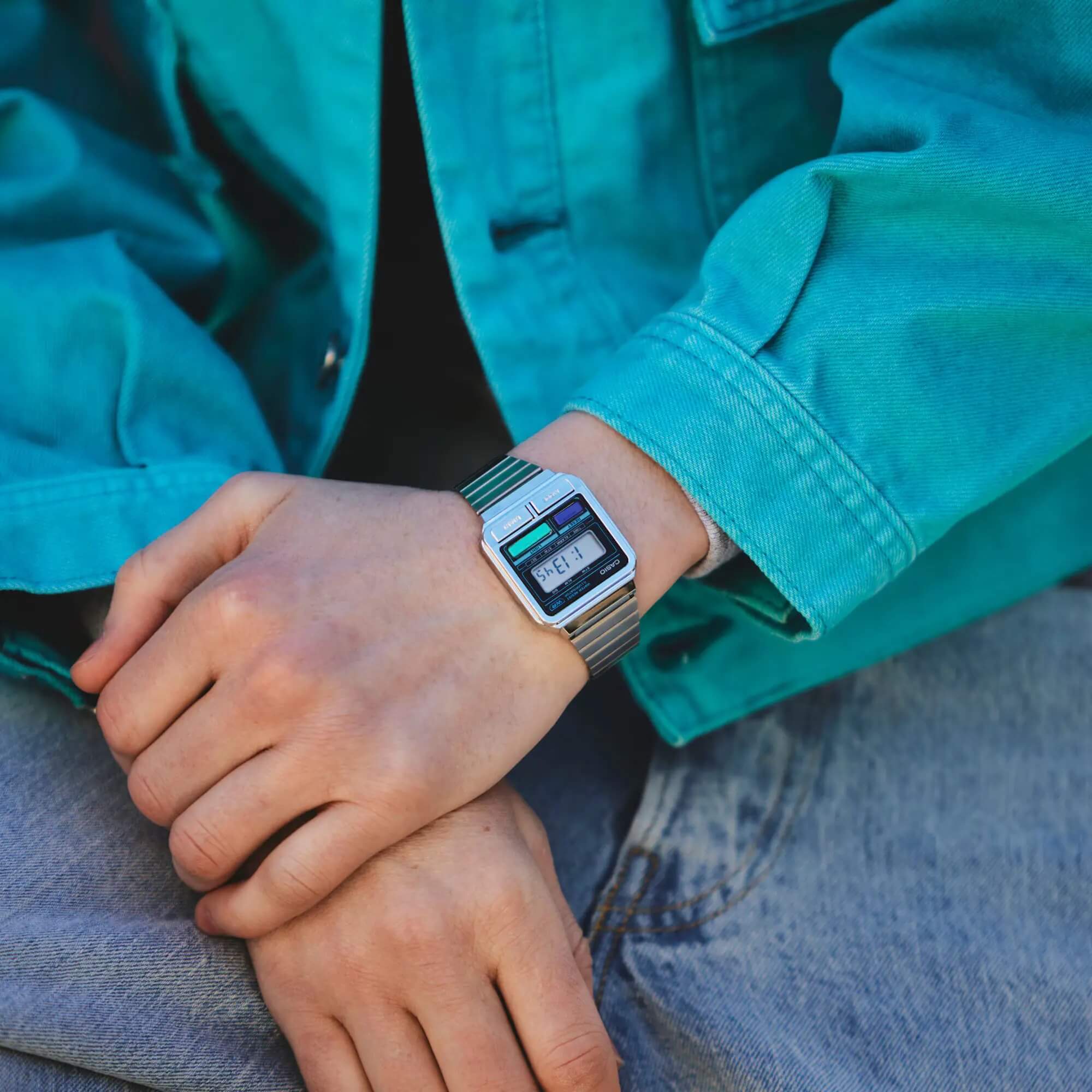 Casio A120WE-1ADF Retro Kol Saati 4 Casio A120WE-1ADF Retro Kol Saati - Görsel 2