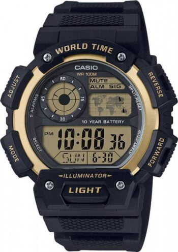 Casio AE-1400WH-9AVDF Dijital Silikon Erkek Kol Saati