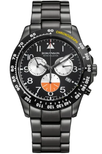 Romanson AM2028HMYEA37E Safir Cam İsviçre Mekanizma Erkek Kol Saati