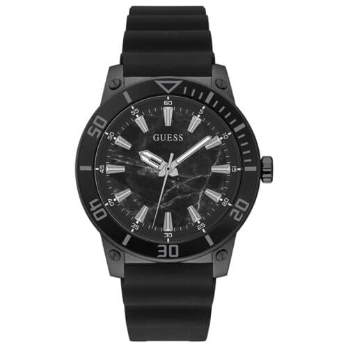 Guess GUGW0420G3 Silikon Siyah Erkek Kol Saati