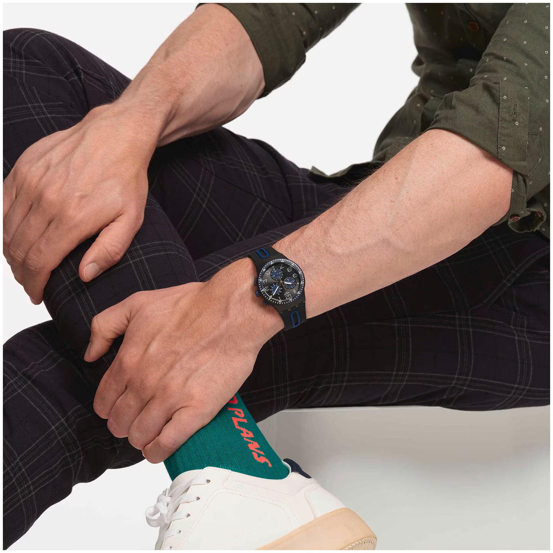 Swatch SUSB406 Kaicco Erkek Kol Saati 8 Swatch SUSB406 Kaicco Erkek Kol Saati - Görsel 6