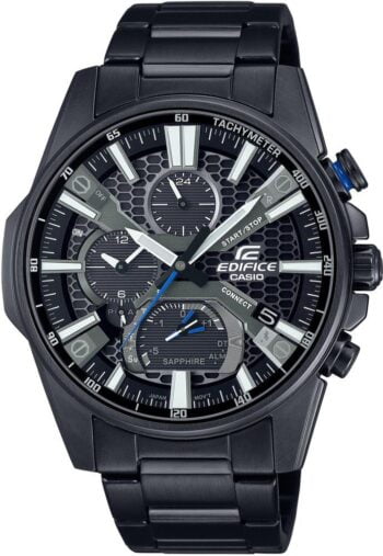 Casio EQB-1200DC-1ADR Güneş Enerjili Safir Cam Bluetooth Akıllı Kol Saati