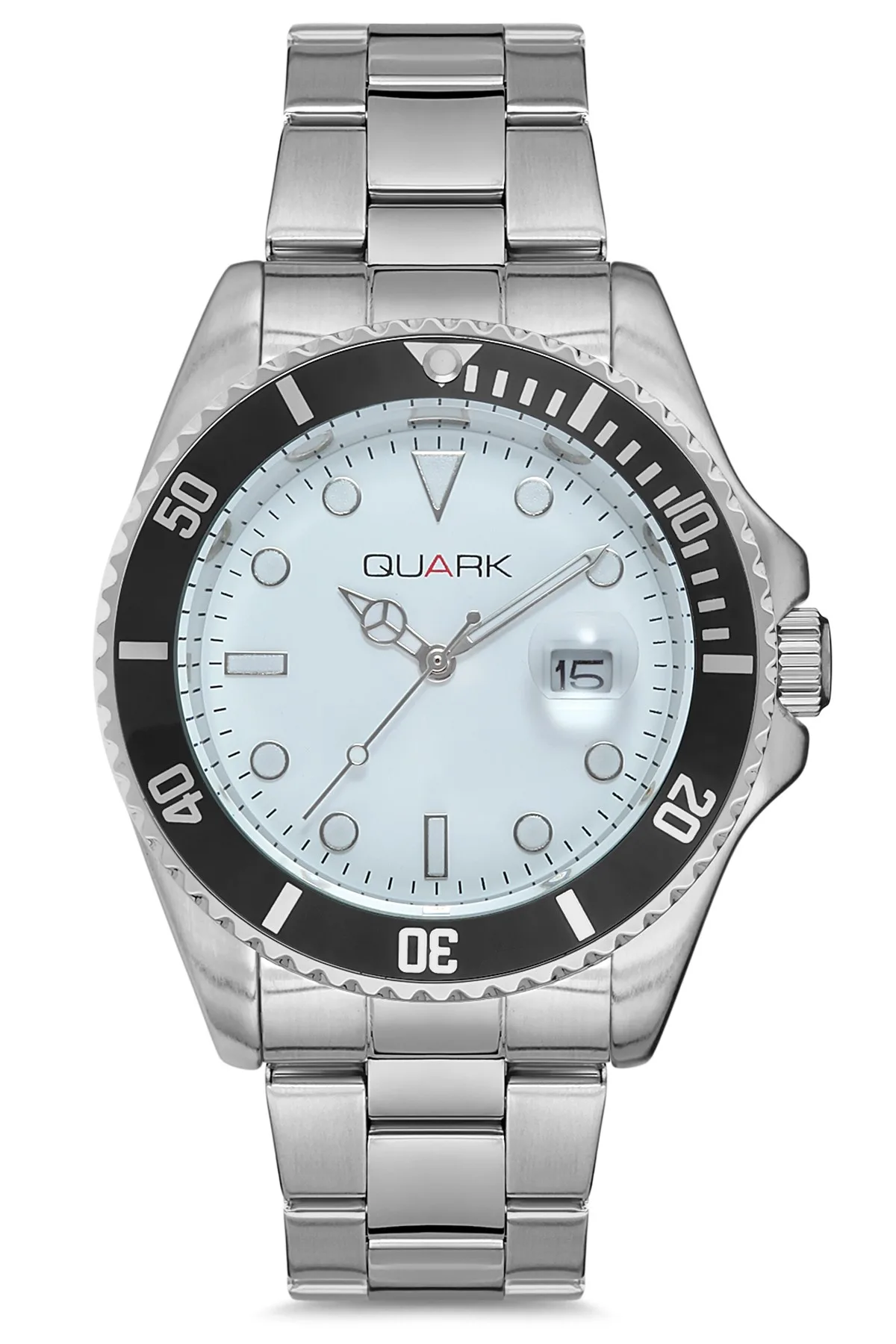 Quark QC-421D-7A Klasik Çelik Erkek Kol Saati
