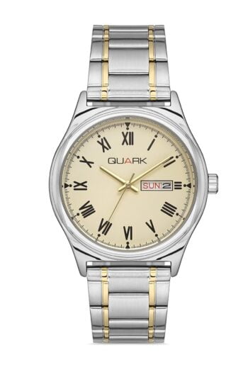 Quark QM-V006SG-9B Klasik Roma Rakamlı Erkek Kol Saati